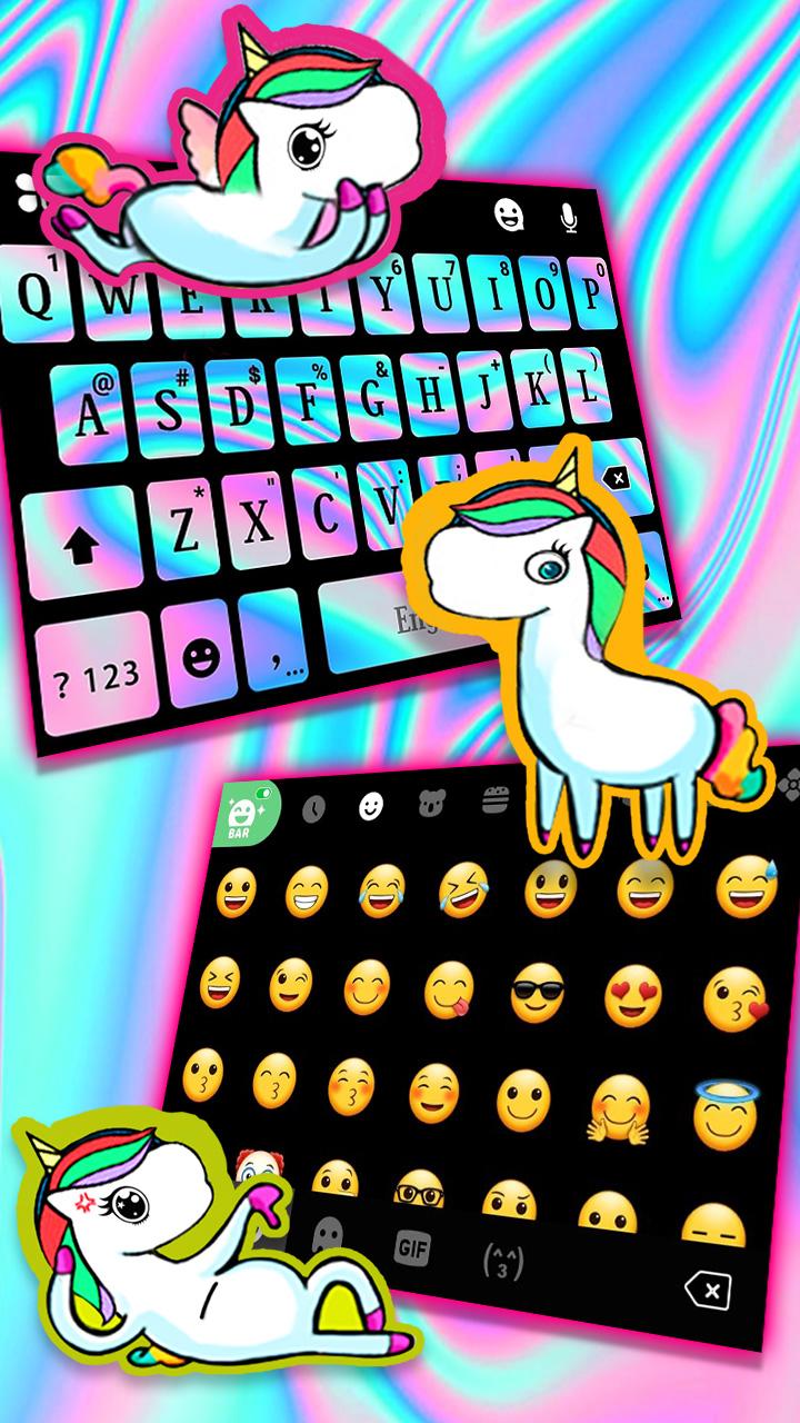 اسکرین شات 3 برنامه Laser Black Bright Keyboard Th