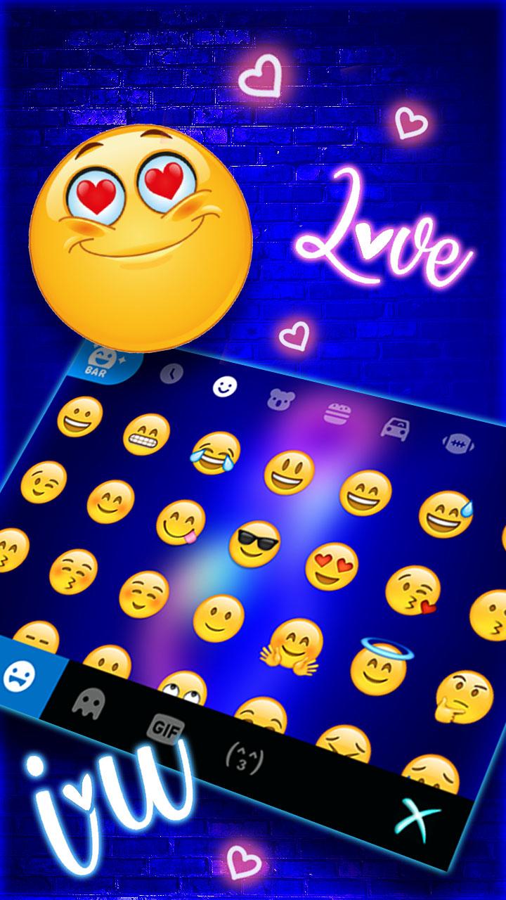 اسکرین شات 3 برنامه Love Heart Neon Theme