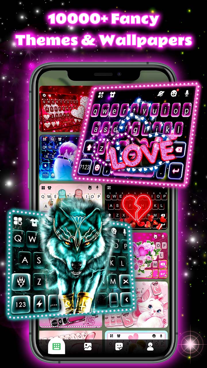 اسکرین شات 3 برنامه Neon Love Theme