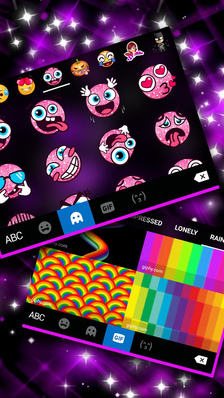 اسکرین شات 4 برنامه Neon Purple Bright Theme