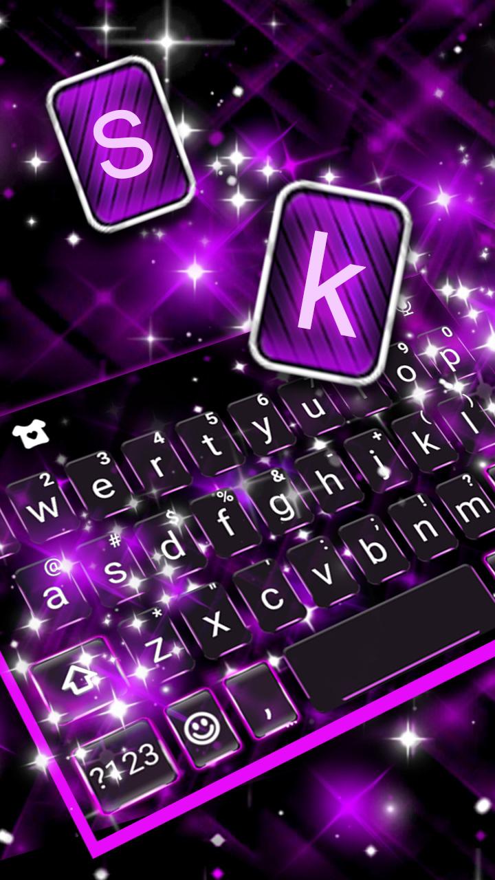 اسکرین شات 2 برنامه Neon Purple Bright Theme