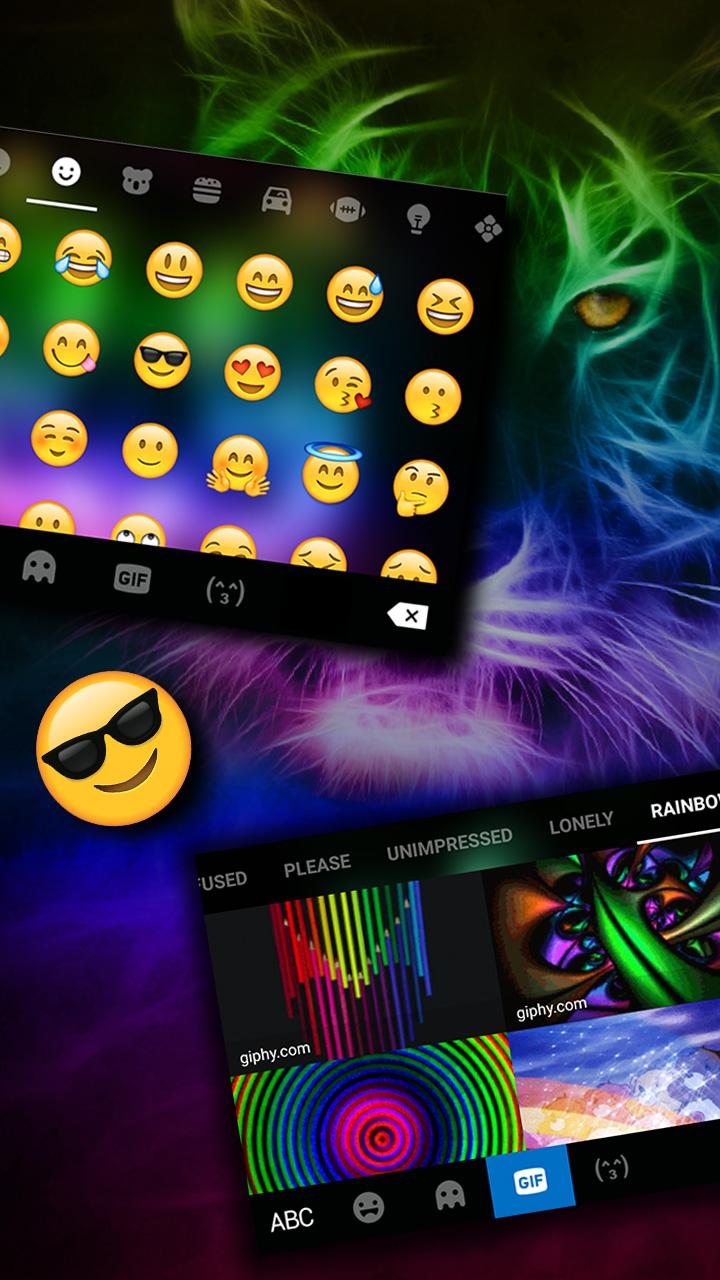 اسکرین شات 4 برنامه Neon Tiger Theme