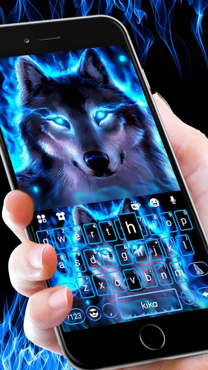 اسکرین شات 4 برنامه Neon Wolf Theme