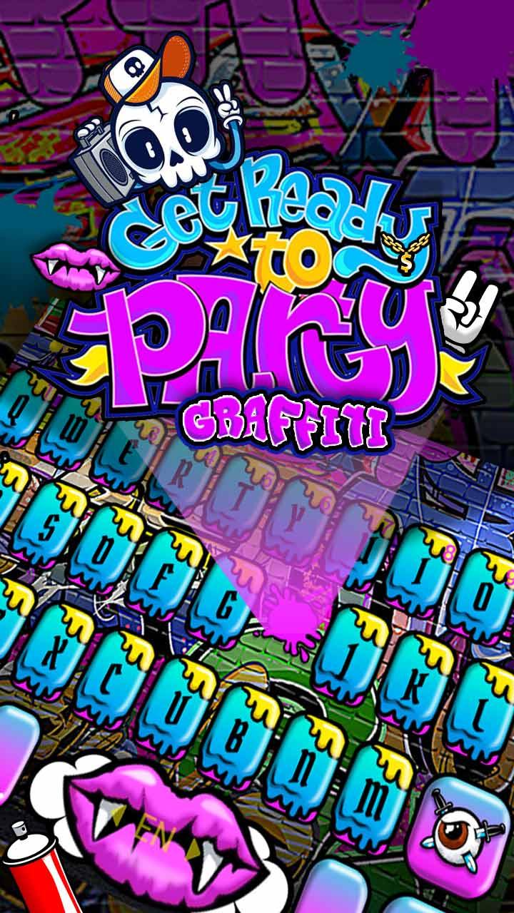اسکرین شات 1 برنامه Party Graffiti Theme