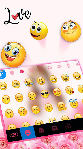 اسکرین شات 3 برنامه Pedal Pink Girl Keyboard Theme
