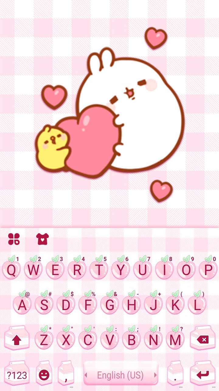 اسکرین شات 5 برنامه Pink Cute Peach Theme