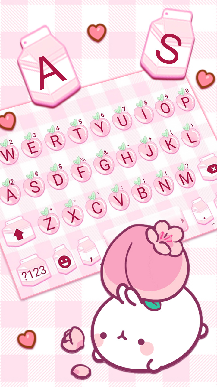 اسکرین شات 2 برنامه Pink Cute Peach Theme