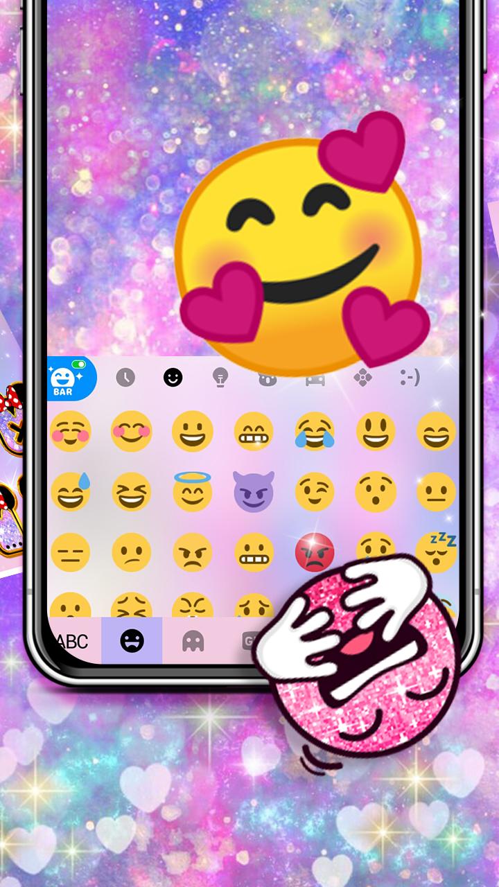 اسکرین شات 3 برنامه Pink Galaxy Minny Theme
