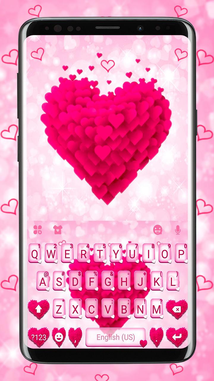 اسکرین شات 1 برنامه Pink Love Theme