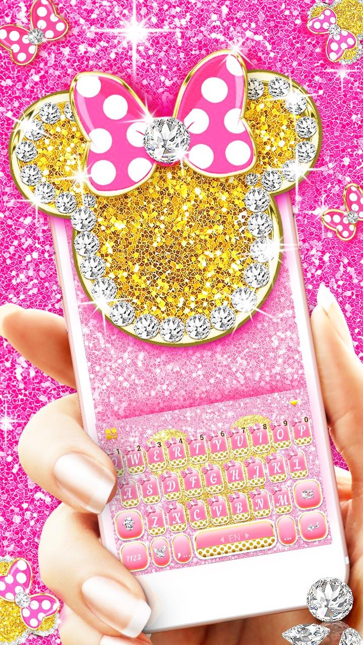 اسکرین شات 2 برنامه Pink Gold Minny Theme