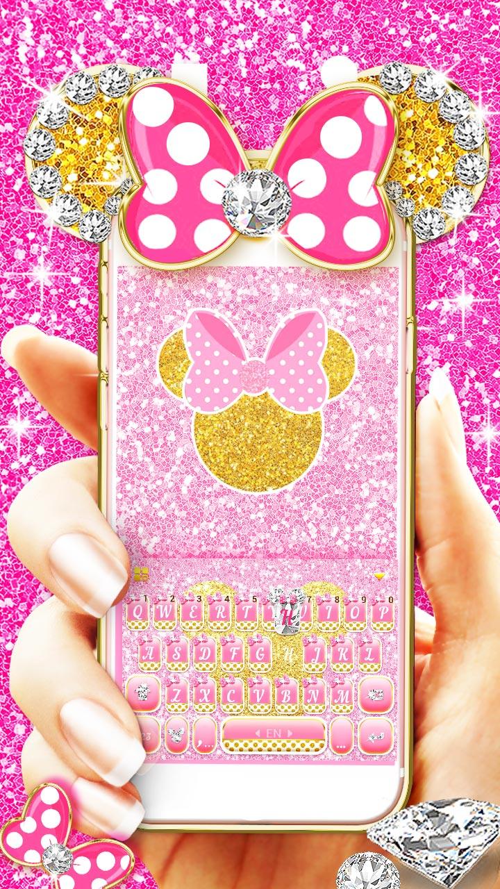 اسکرین شات 1 برنامه Pink Gold Minny Theme