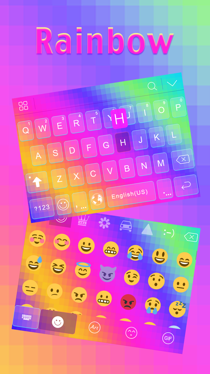 اسکرین شات 3 برنامه rainbow Theme