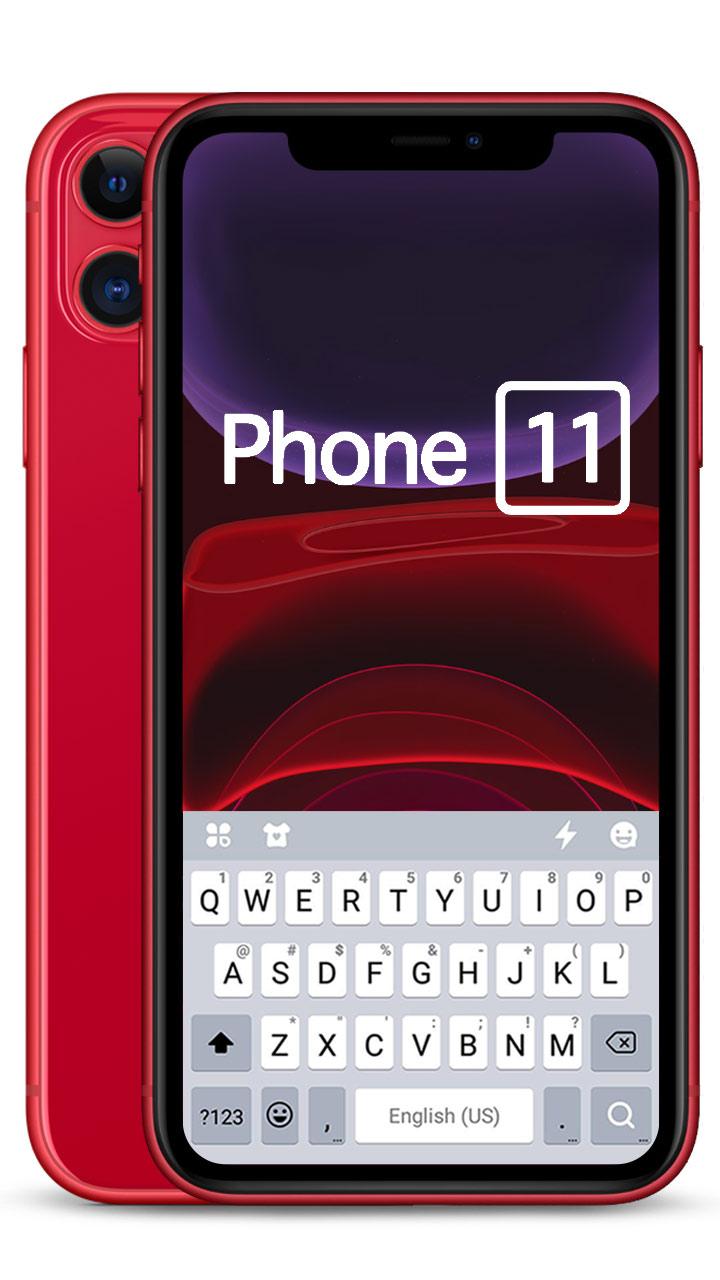 اسکرین شات 2 برنامه Red Phone 11 Theme