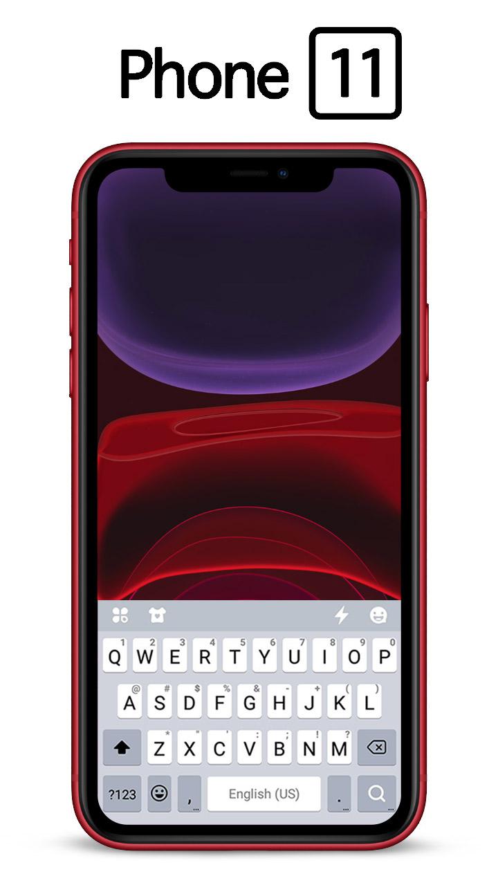 اسکرین شات 1 برنامه Red Phone 11 Theme