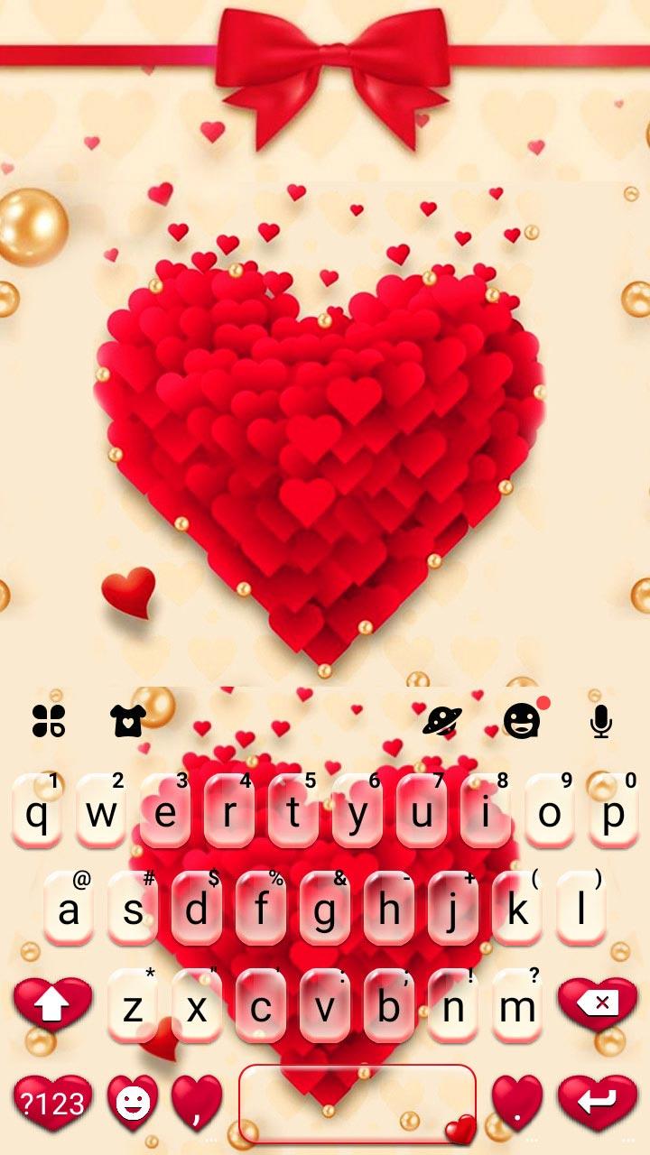 اسکرین شات 5 برنامه Red Valentine Hearts Theme