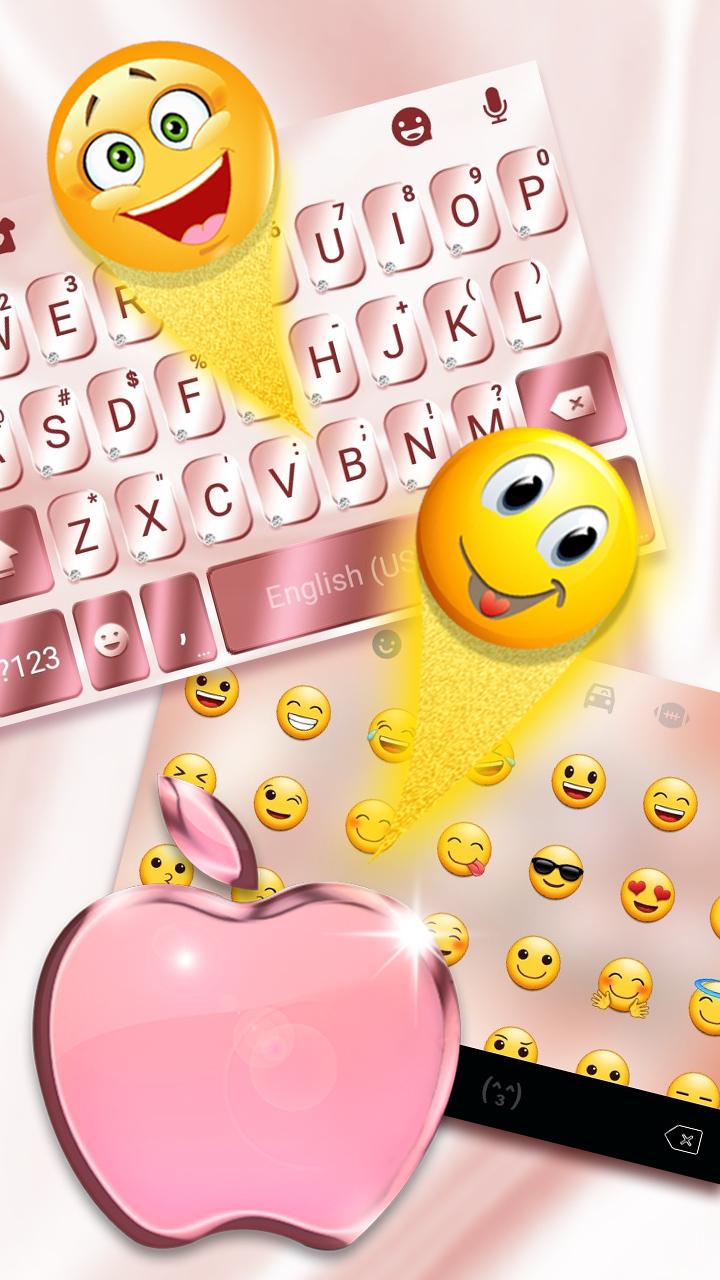 اسکرین شات 3 برنامه Rose Gold Theme
