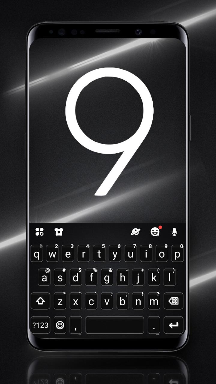 اسکرین شات 1 برنامه S9 Black Theme