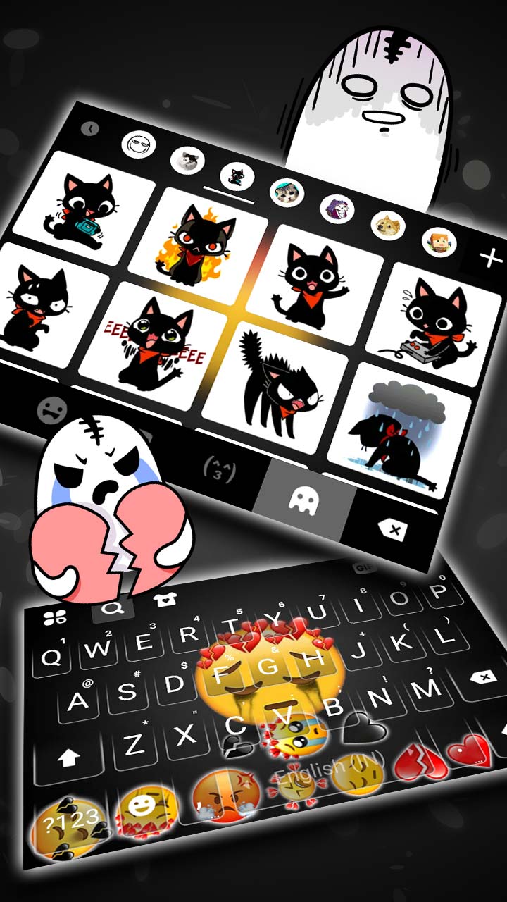 اسکرین شات برنامه Sad Emojis Gravity Theme 3