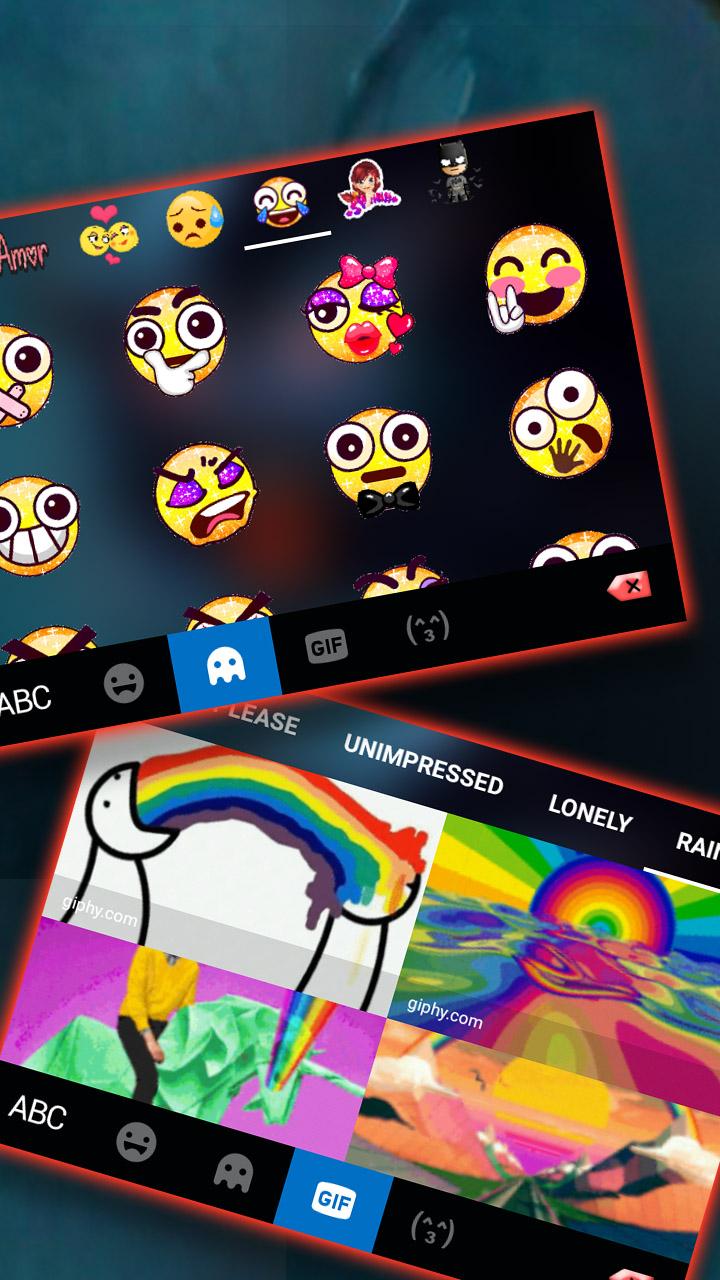 اسکرین شات 4 برنامه Scary Dire Wolf Keyboard Theme