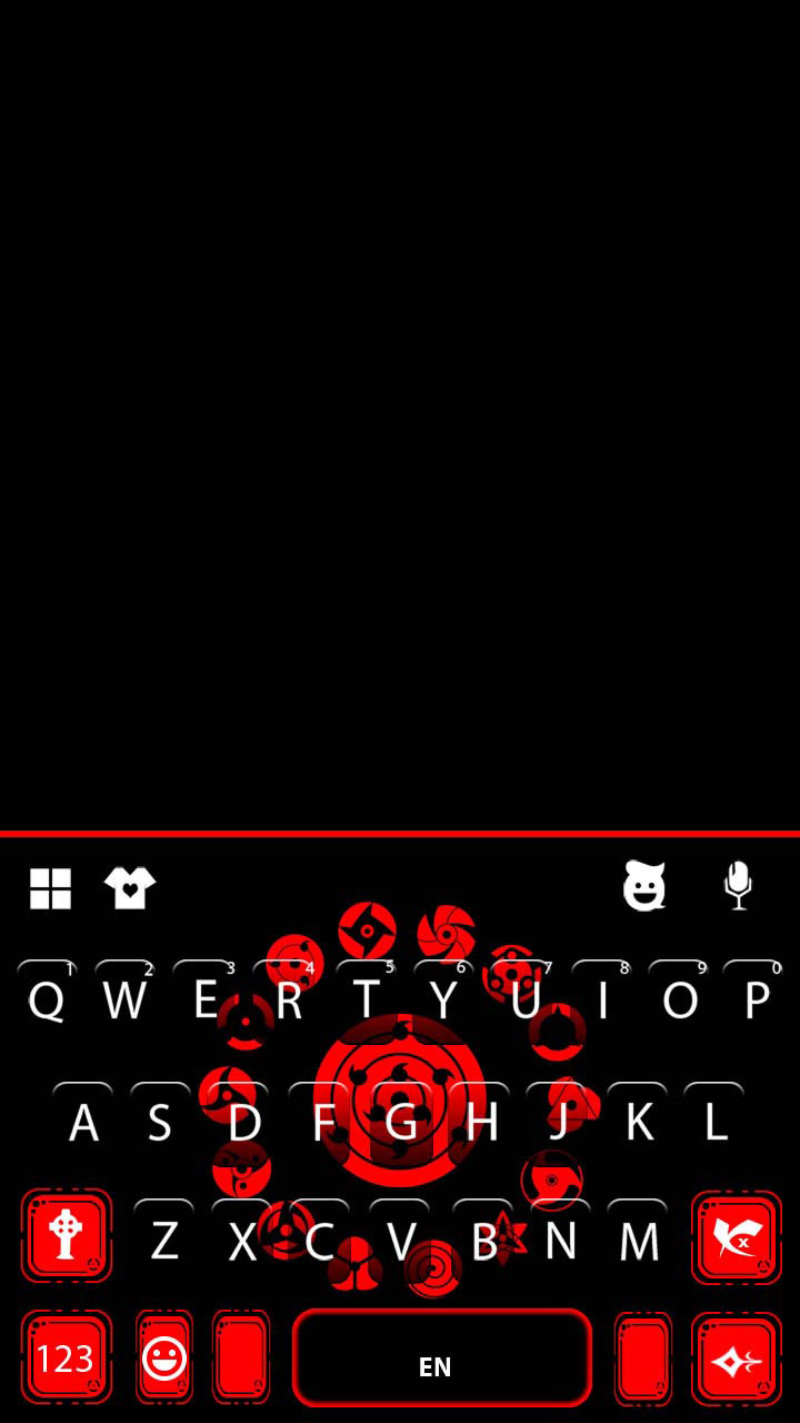 اسکرین شات 5 برنامه Anime Signs Keyboard Backgroun