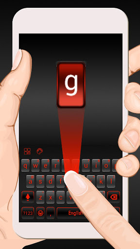 اسکرین شات 1 برنامه Simple Business Black Keyboard Theme