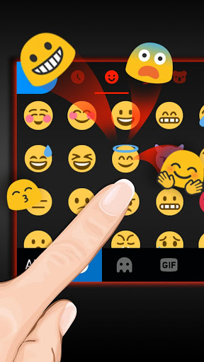 اسکرین شات 2 برنامه Simple Business Black Keyboard Theme