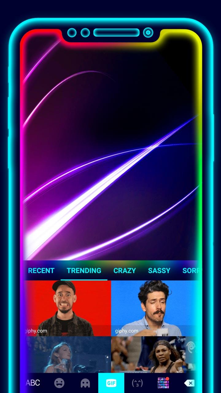 اسکرین شات 4 برنامه Super Neon 3D Theme