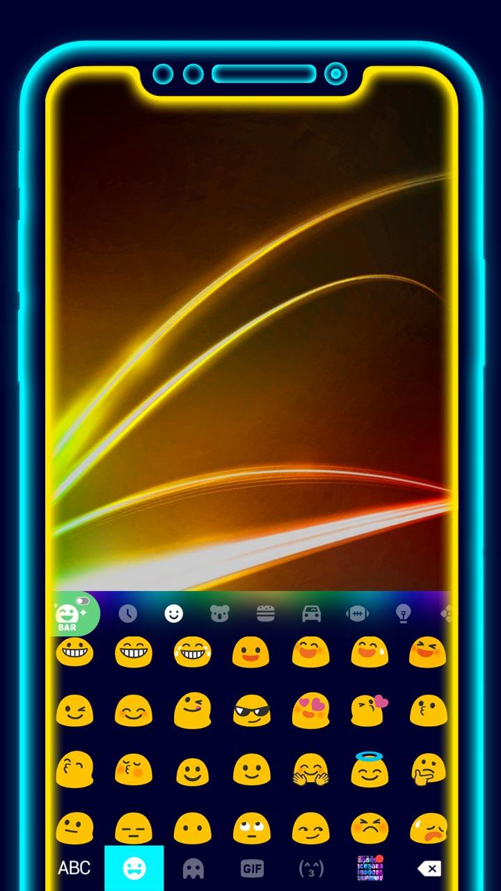 اسکرین شات 2 برنامه Super Neon 3D Theme