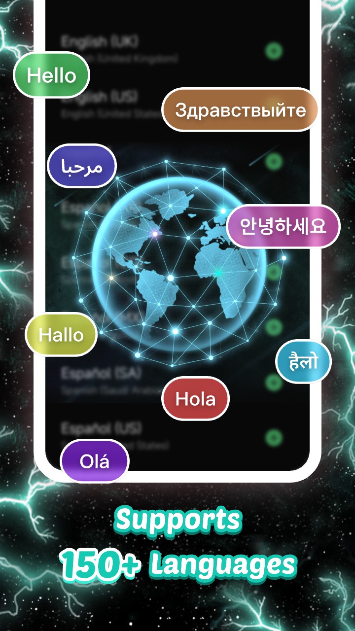 اسکرین شات 8 برنامه Thunder Neon Wolf Theme