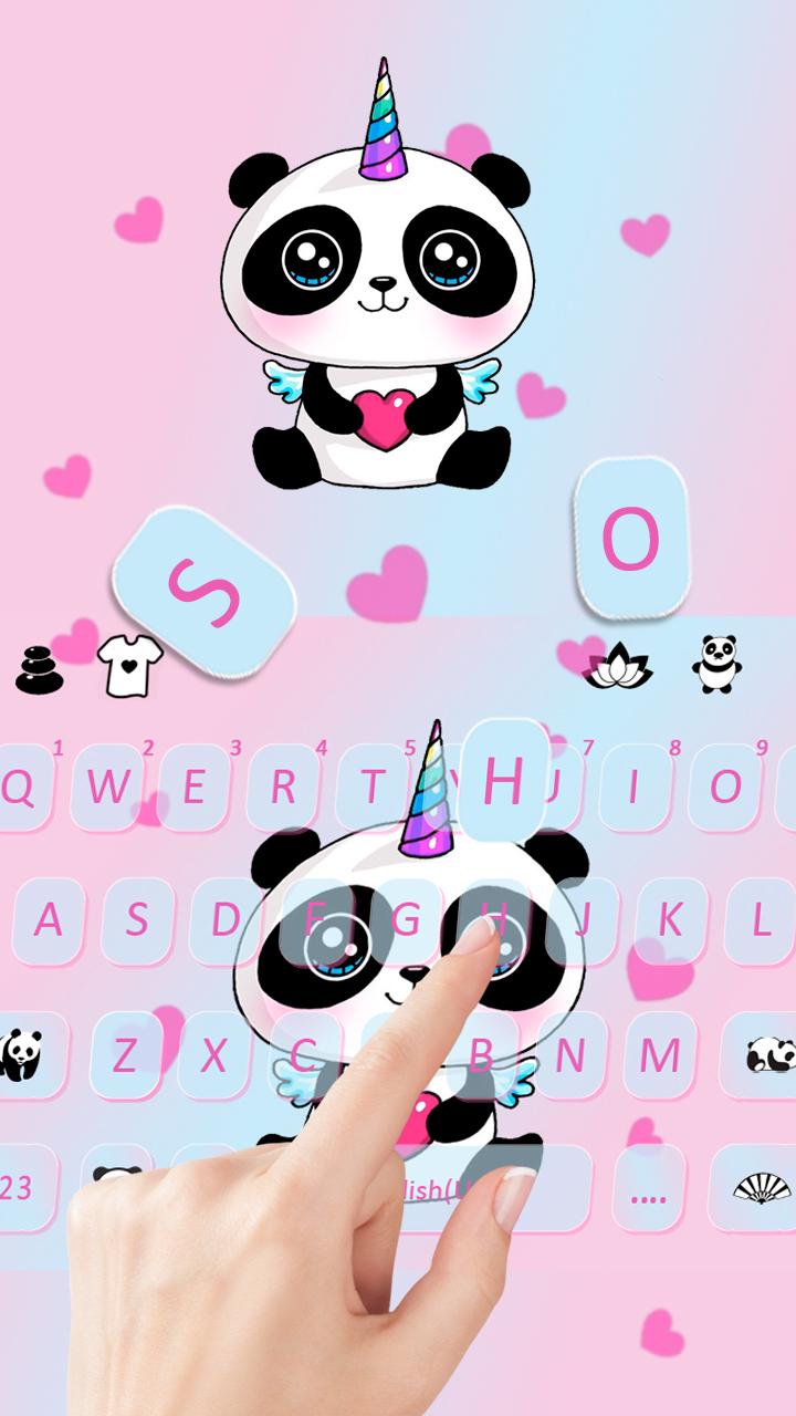 اسکرین شات 2 برنامه Unicorn Panda Theme