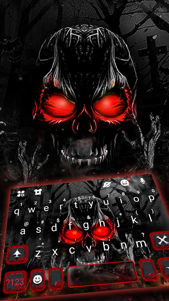 اسکرین شات 1 برنامه Zombie Skull Theme