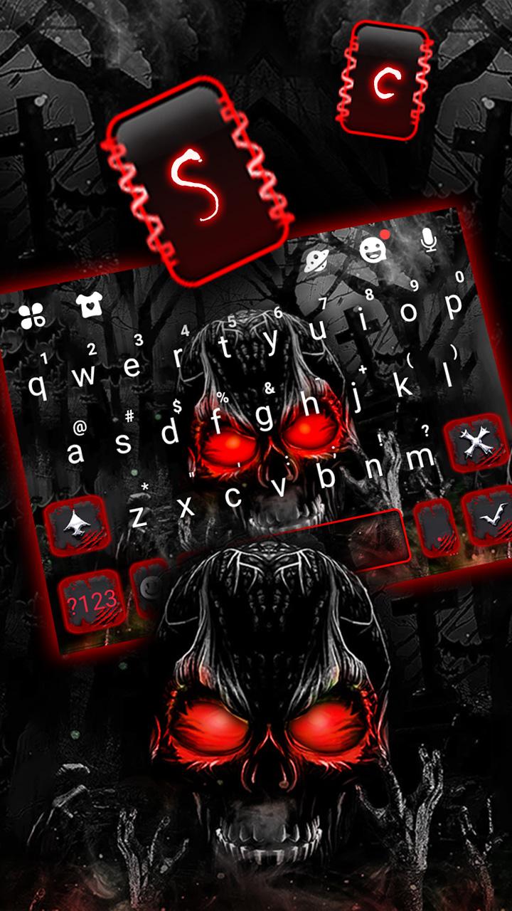 اسکرین شات 2 برنامه Zombie Skull Theme