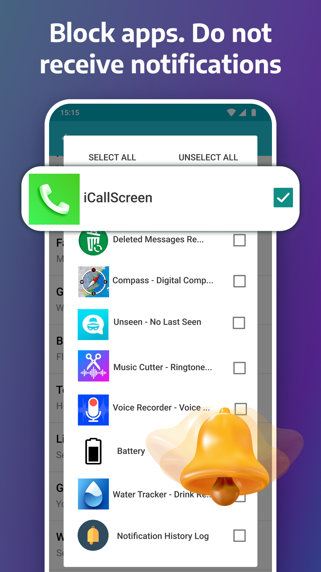 اسکرین شات 8 برنامه Notification History Log