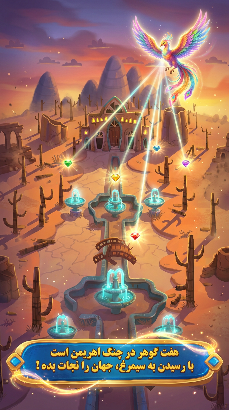 اسکرین شات 4 بازی سیمرغ : سفر ابدی - بازی کلمه ای