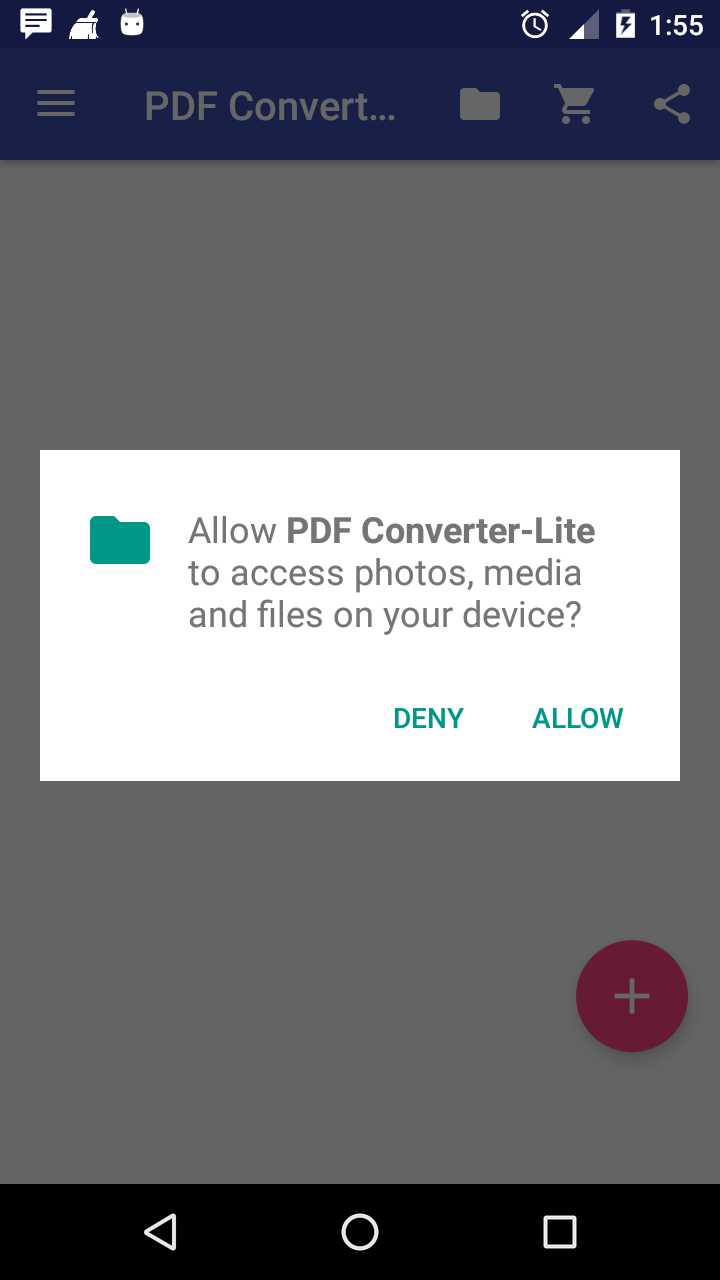 اسکرین شات 1 برنامه PDF to Image Converter - Lite