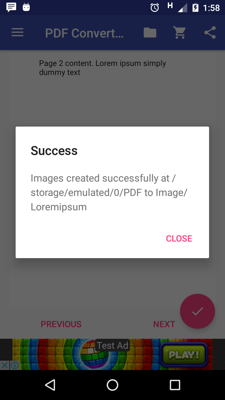 اسکرین شات 7 برنامه PDF to Image Converter - Lite