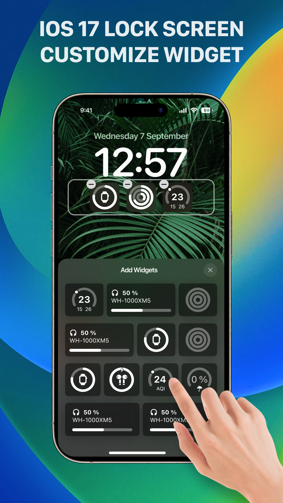 اسکرین شات 6 برنامه iLock - Lock Screen OS 17