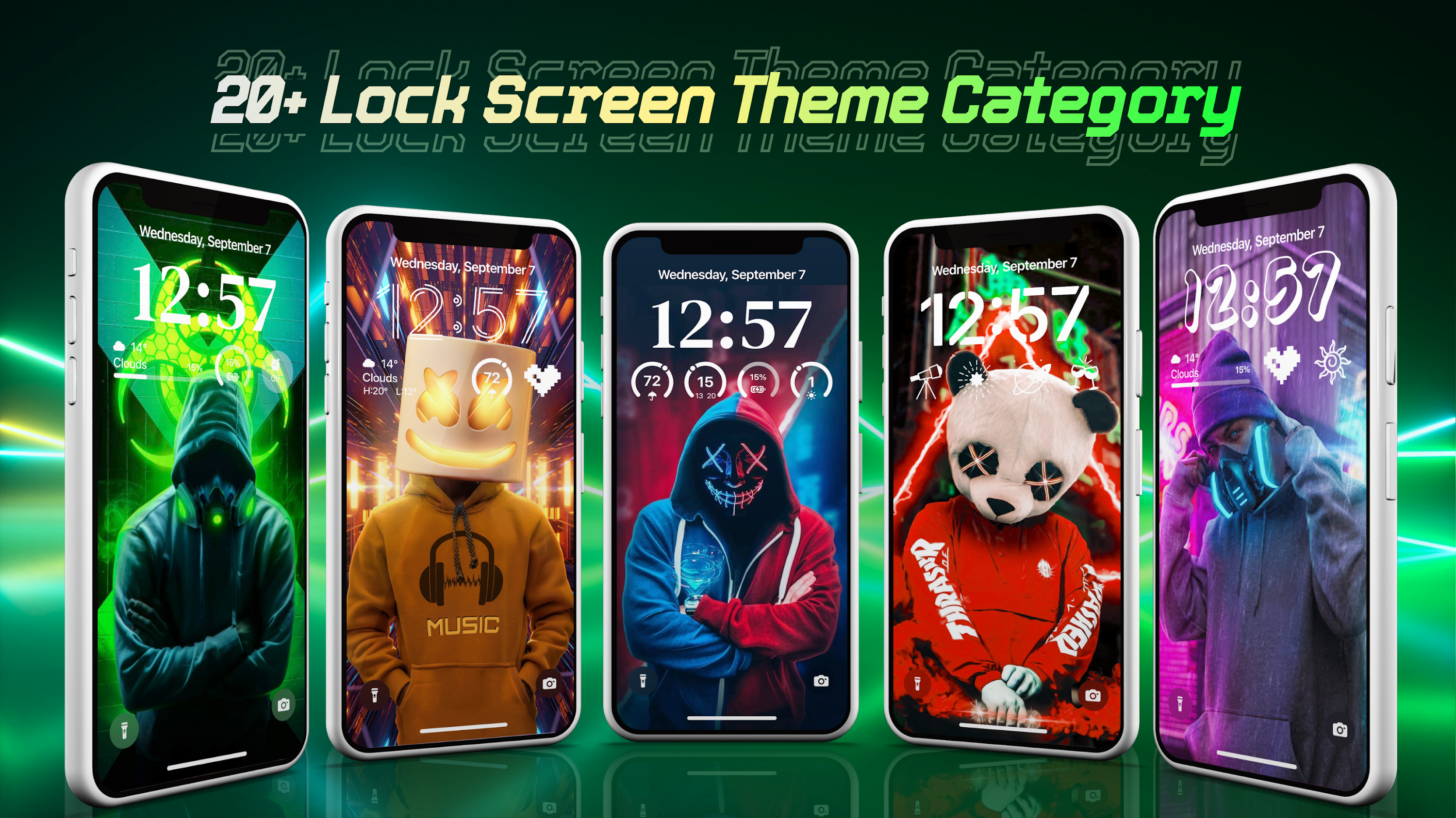 اسکرین شات 5 برنامه iLock - Lock Screen OS 17