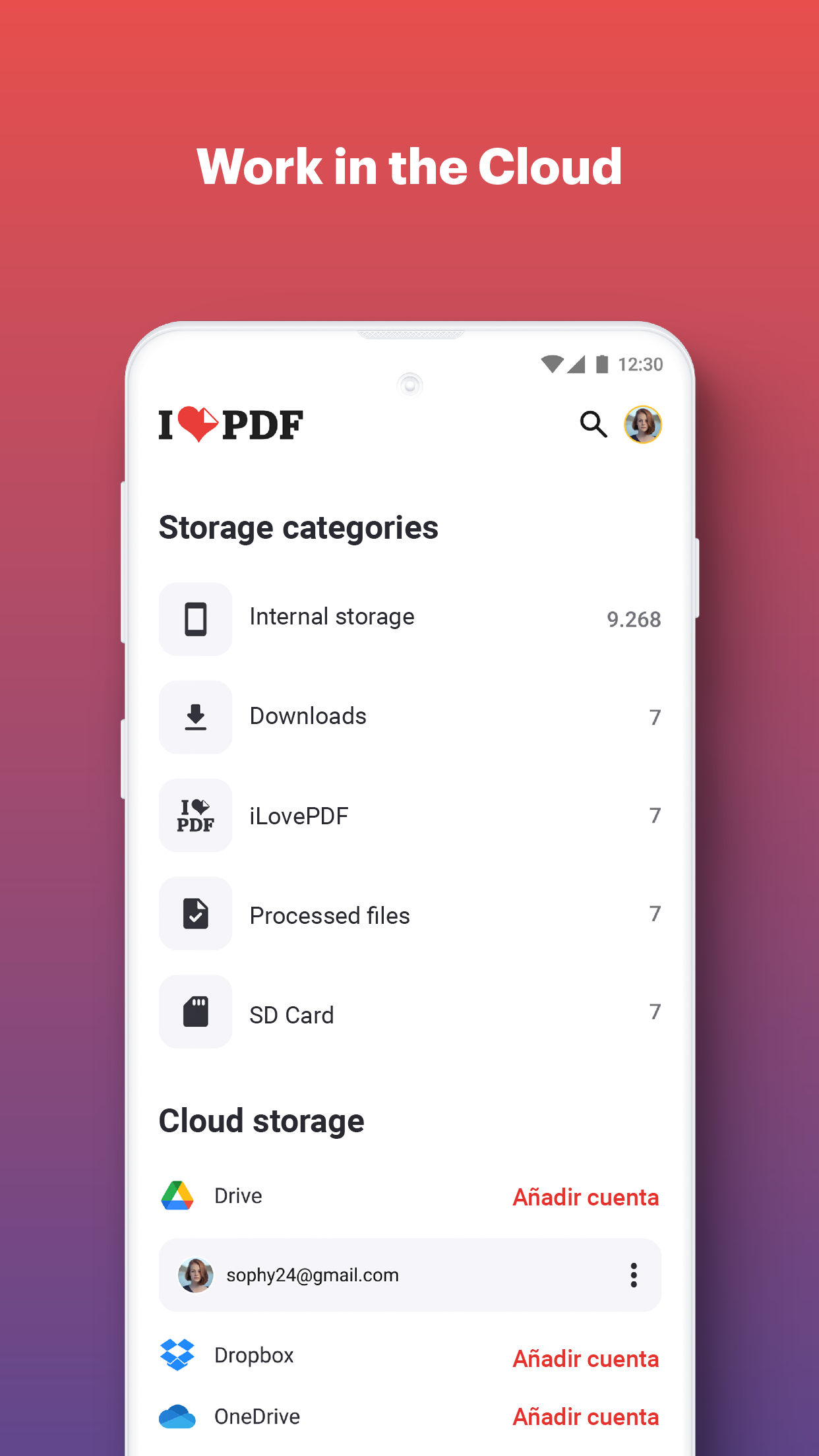 اسکرین شات 8 برنامه iLovePDF: PDF Editor & Scanner