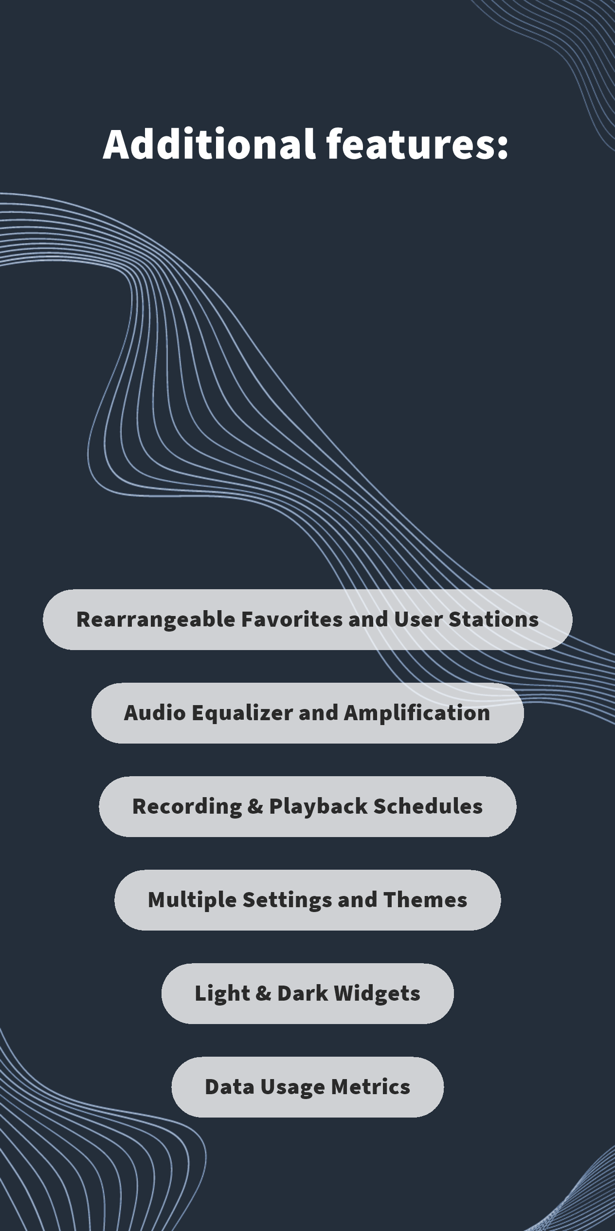 اسکرین شات 8 برنامه VRadio - Online Radio App