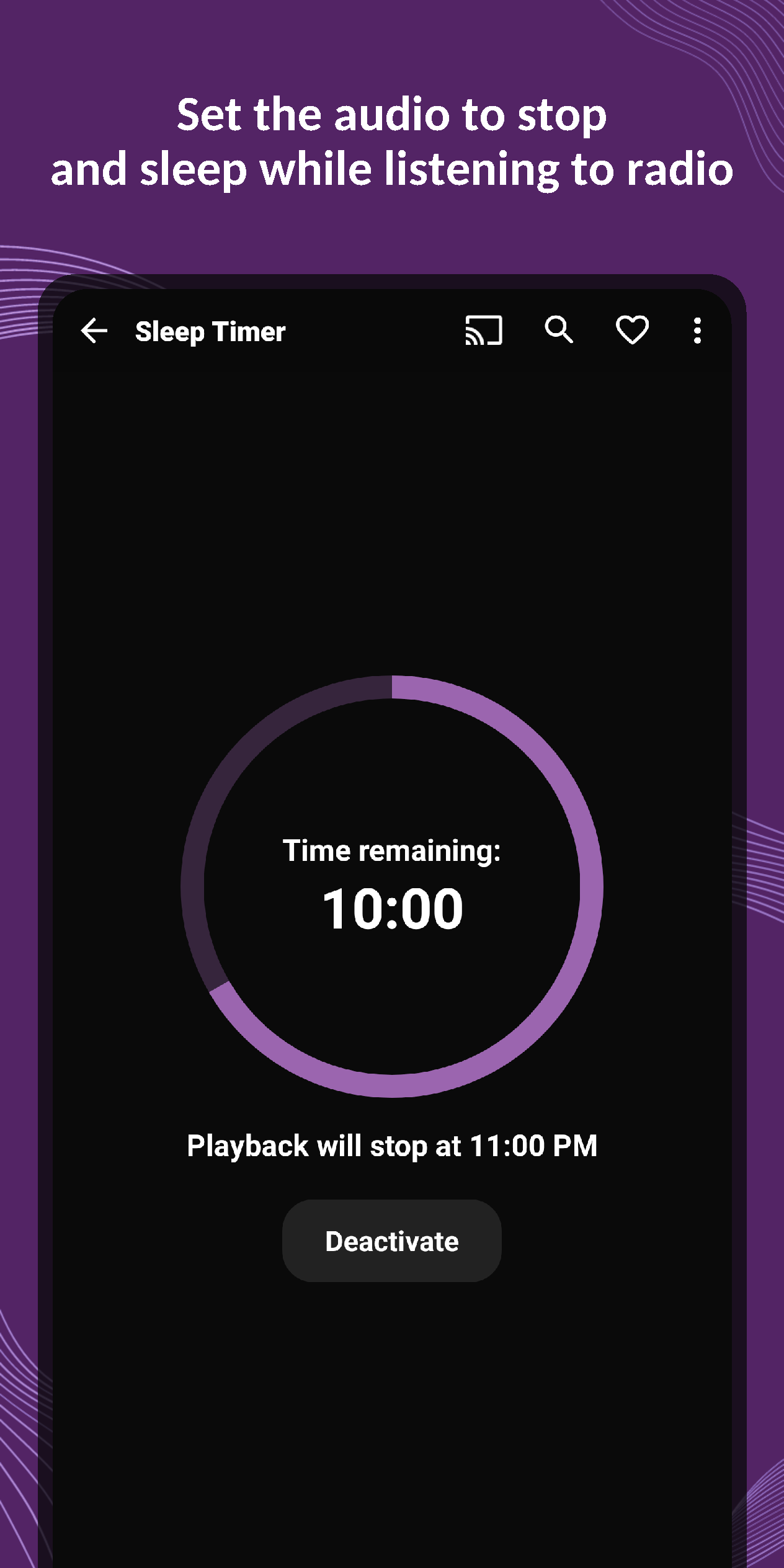 اسکرین شات 7 برنامه VRadio - Online Radio App