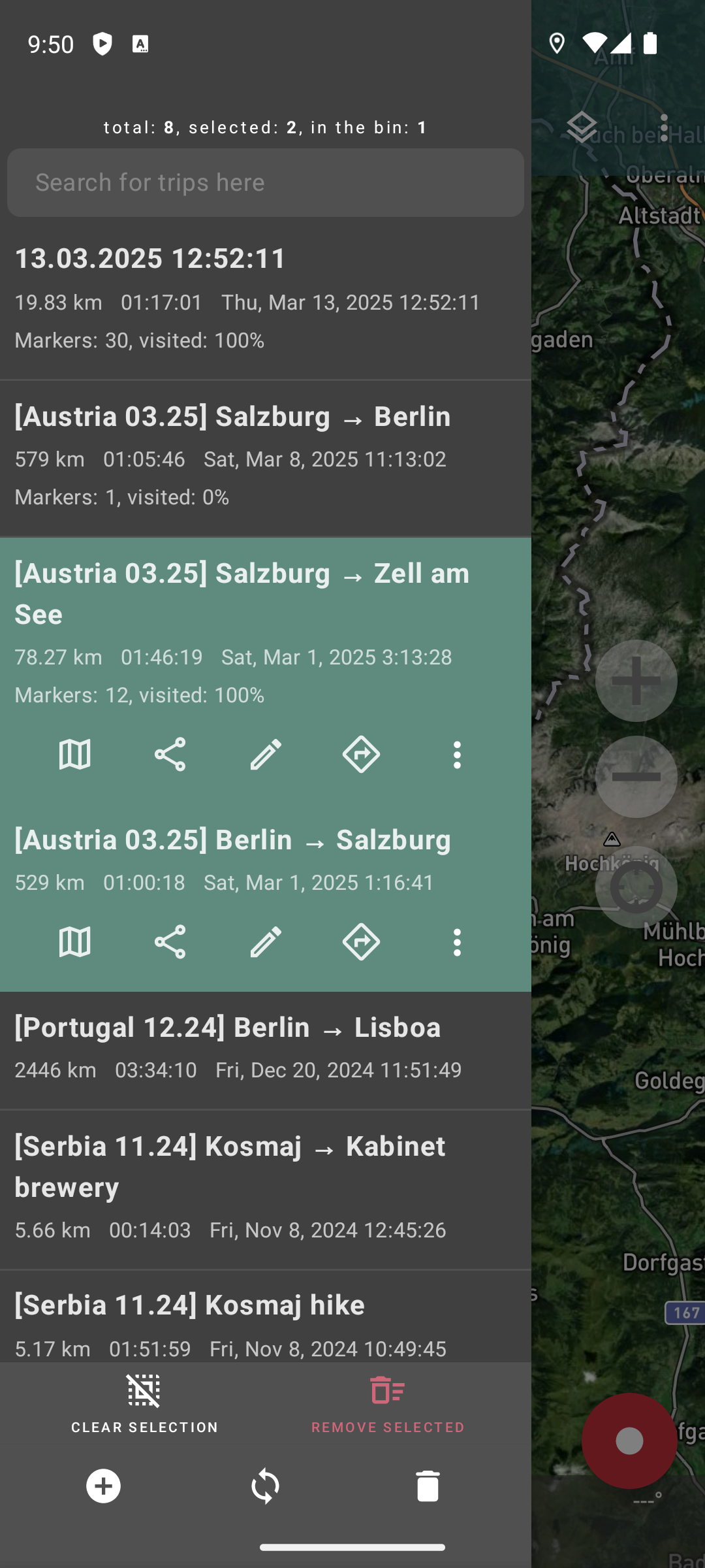 اسکرین شات 7 برنامه Geo Tracker - GPS tracker