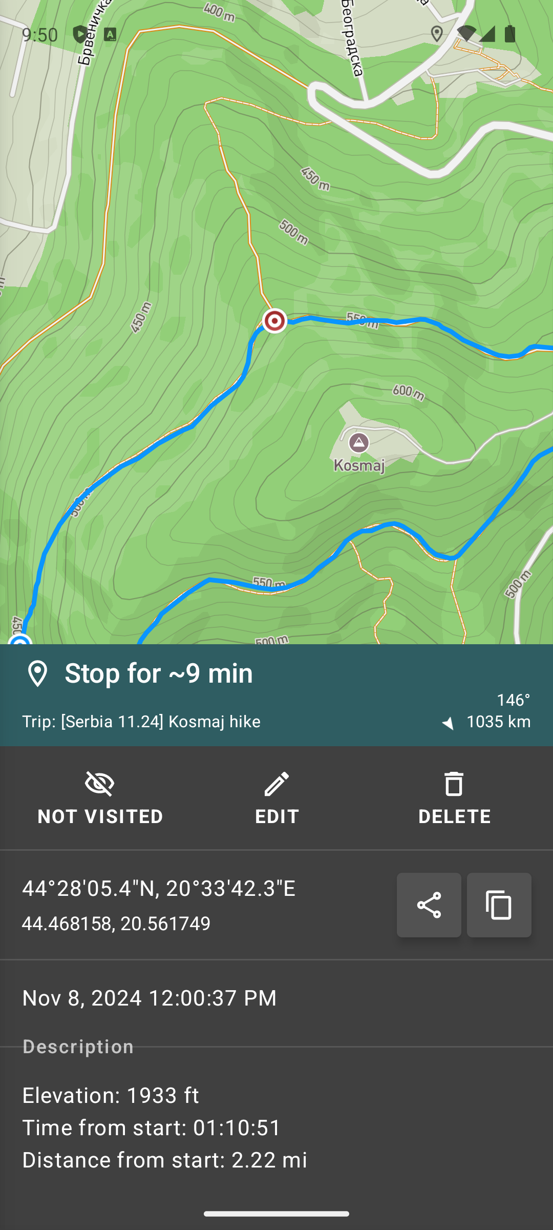 اسکرین شات 8 برنامه Geo Tracker - GPS tracker