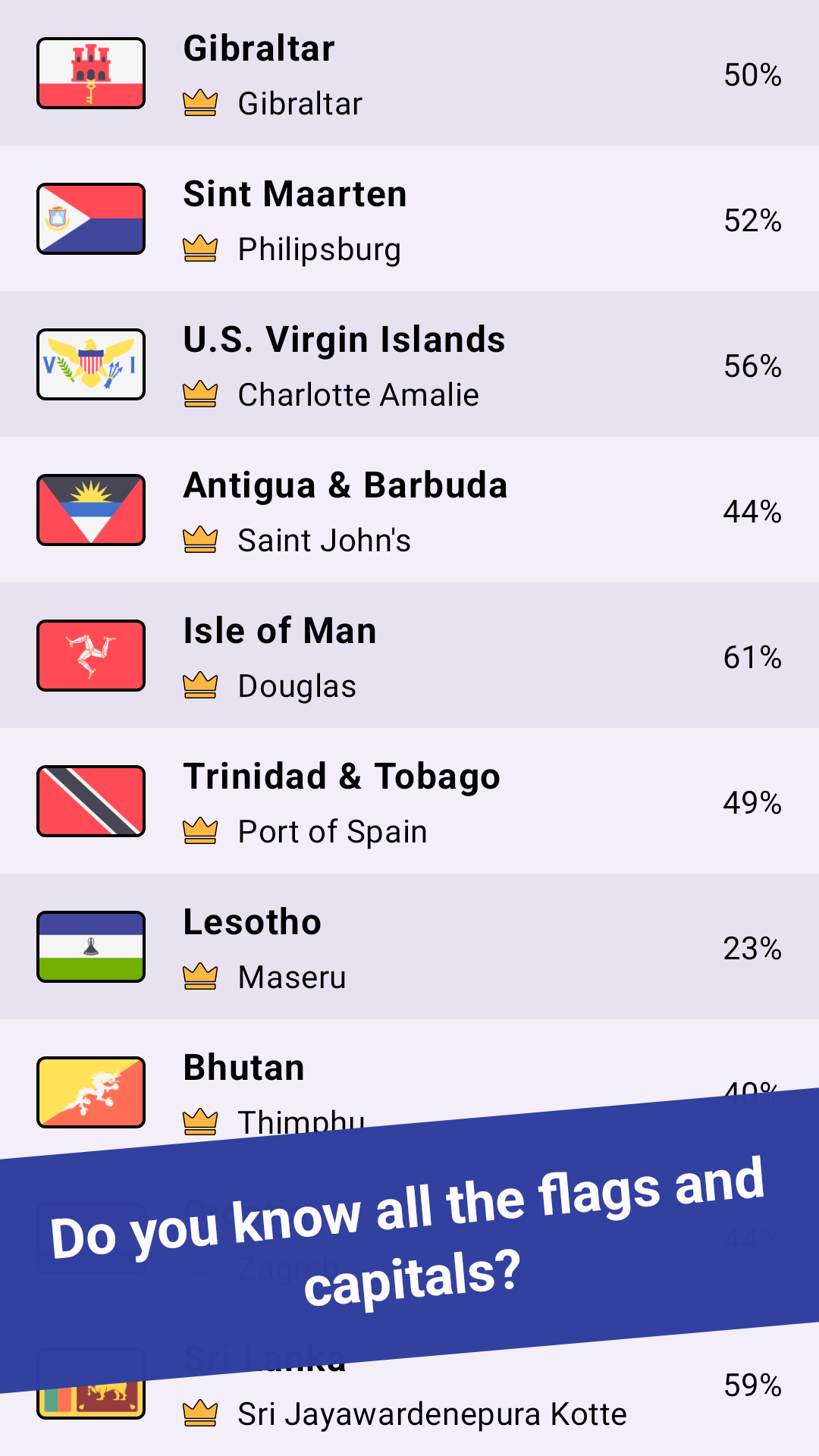 اسکرین شات 3 بازی Geomi: Flags Countries Trivia