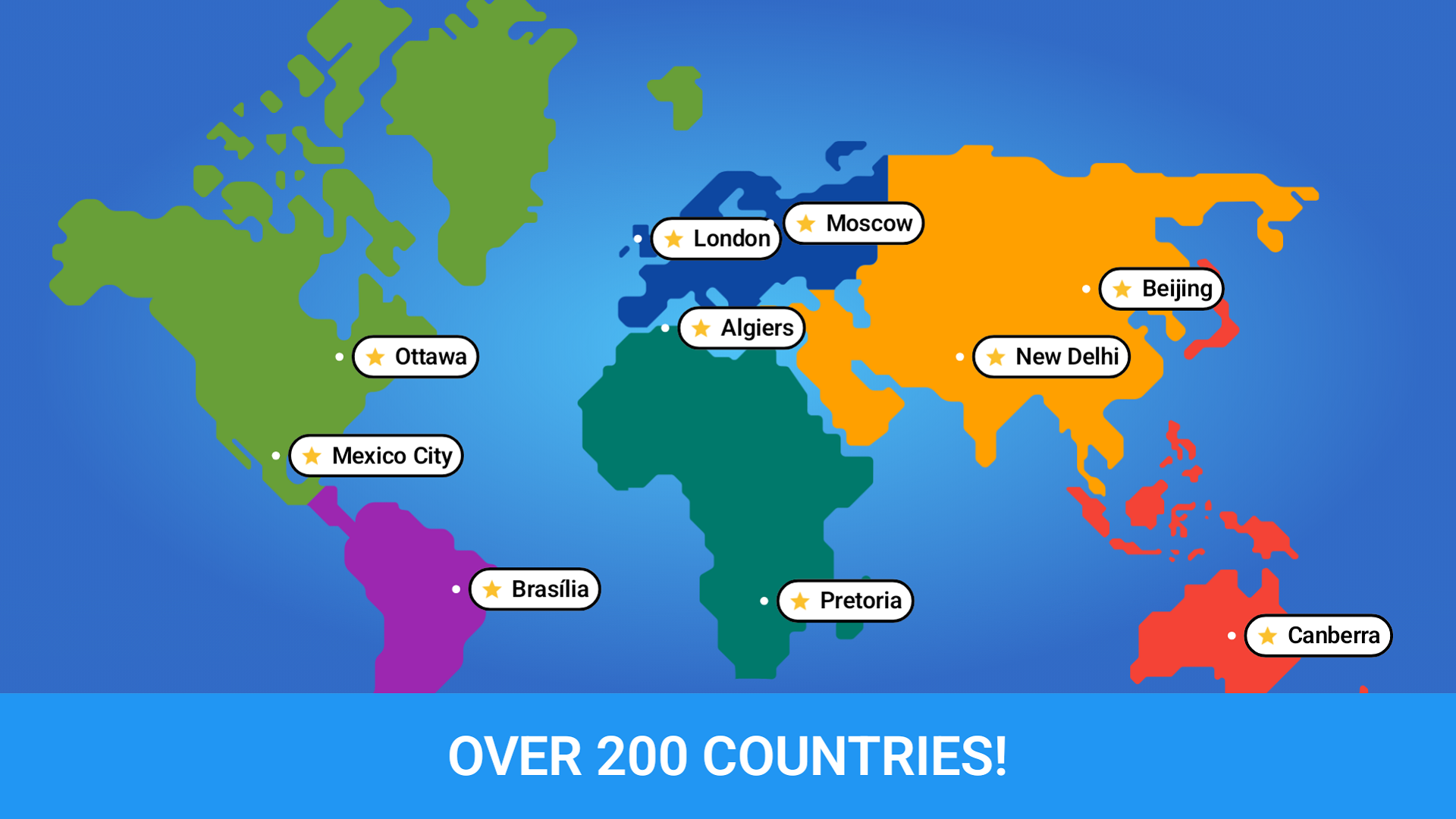اسکرین شات 3 بازی Geomi: Flags Countries Trivia
