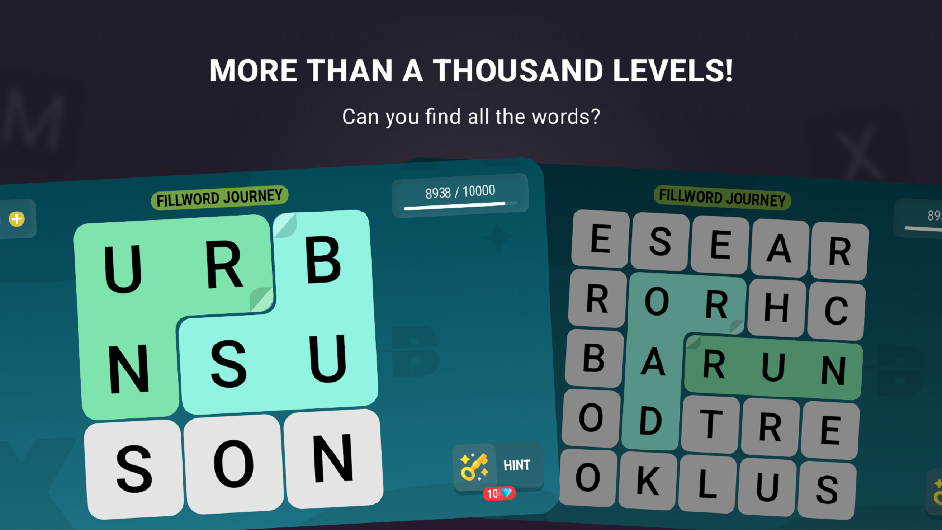 اسکرین شات 1 بازی Fillword Puzzle: Word Search