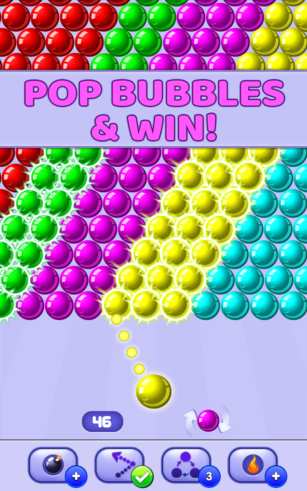 اسکرین شات 4 بازی Bubble Pop - Bubble Shooter