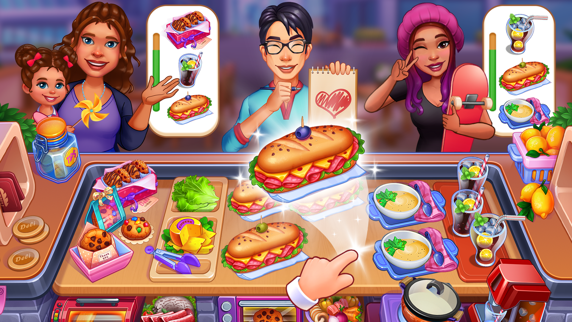 اسکرین شات 1 بازی Cooking Time : Cooking Games