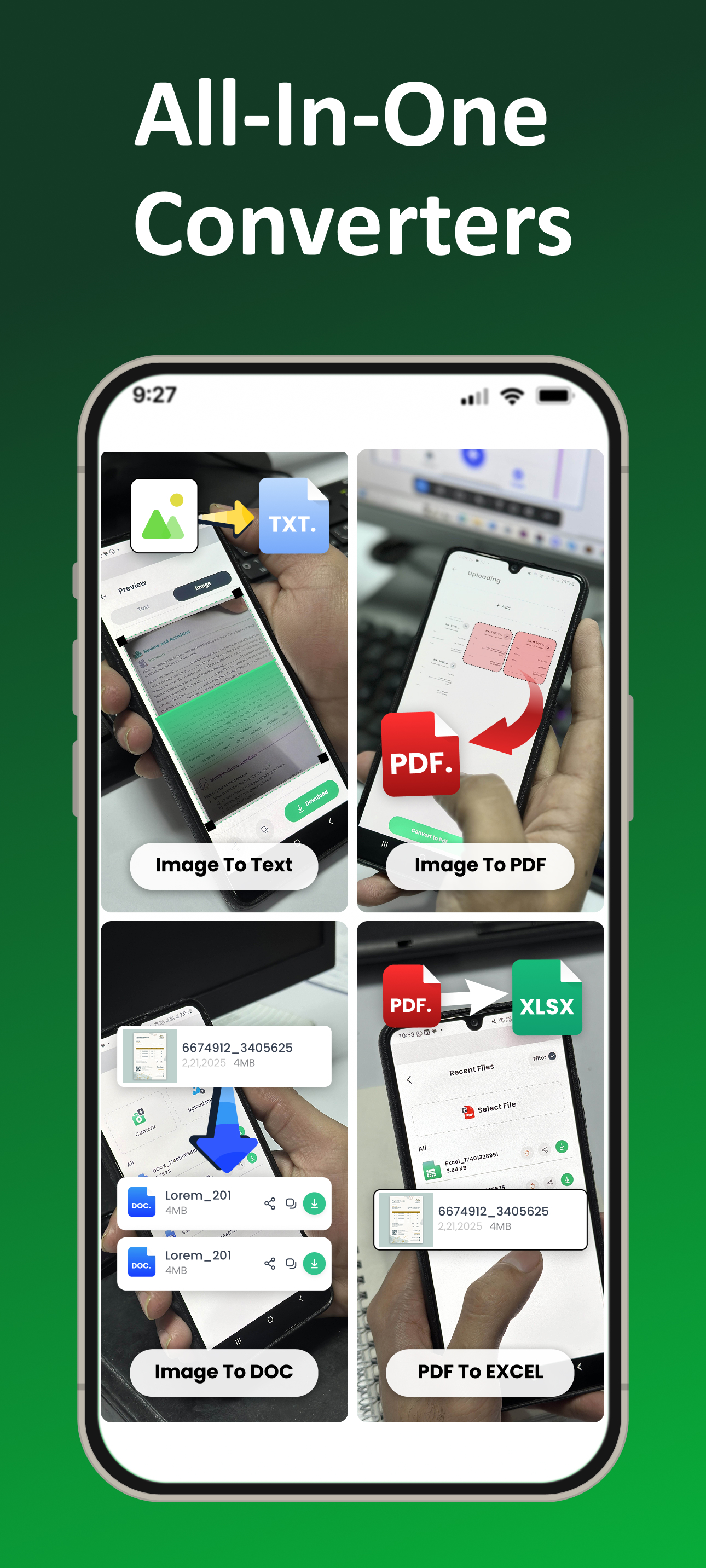 اسکرین شات 7 برنامه Image to Excel Converter－XLSX