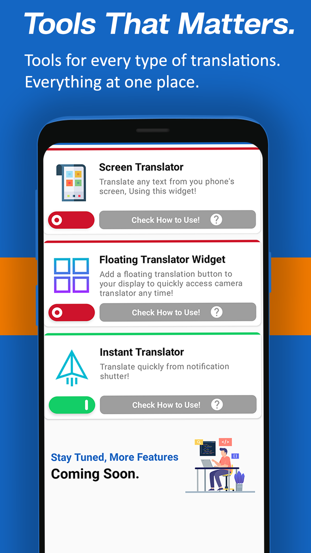 اسکرین شات 6 برنامه Camera Translator